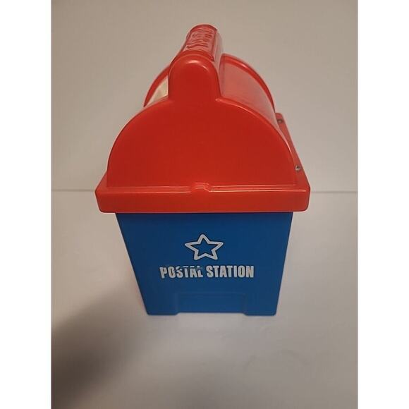 Vintage Playskool Mailbox Postal Station Shape Sorter Toy 4 Shapes - 1 Missing - Picture 11 of 15
